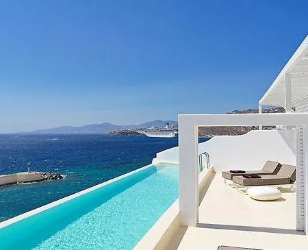 Kouros And Mykonos Town